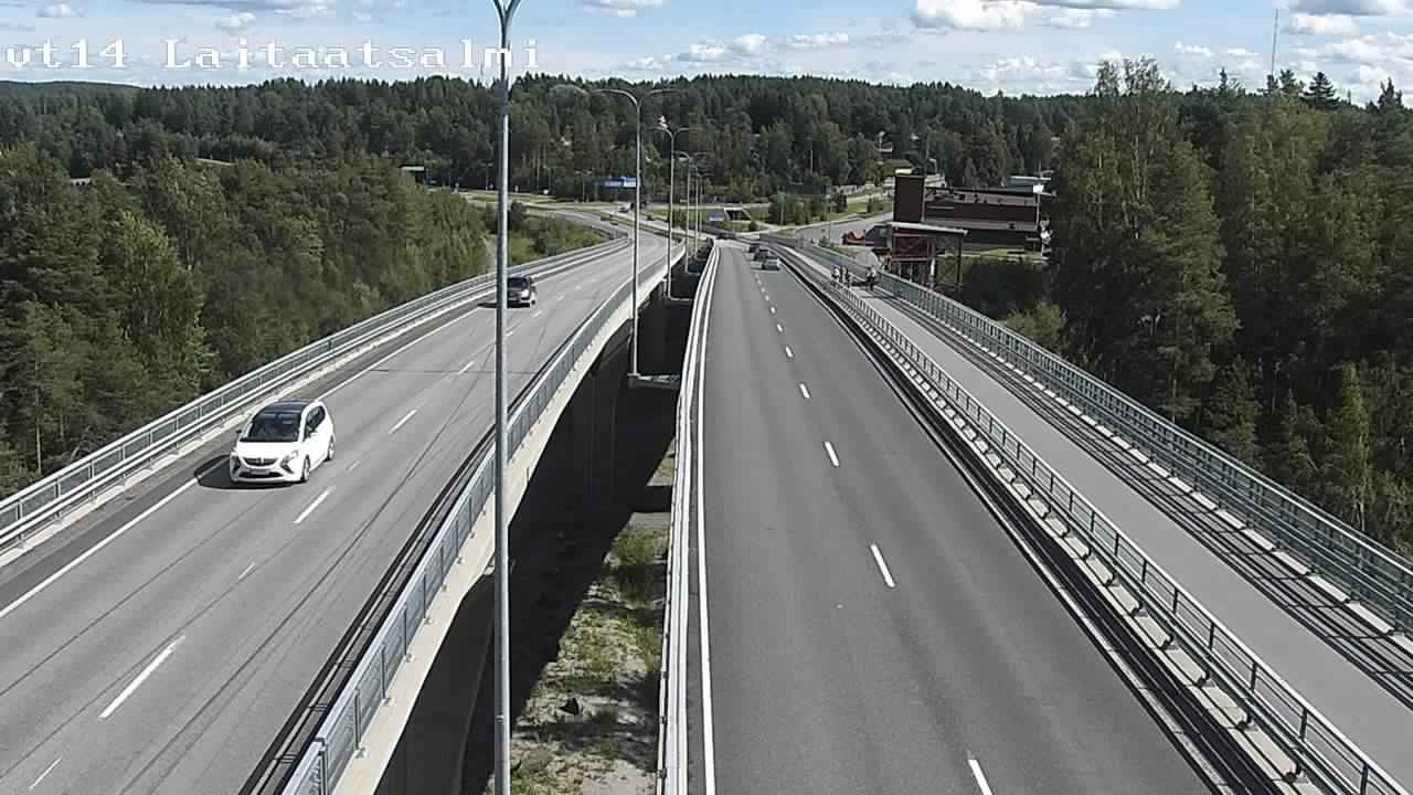 Kelikamerat Kuva Tie 14 Savonlinna, Laitaatsalmi silta, Savonlinna, Etelä-Savo