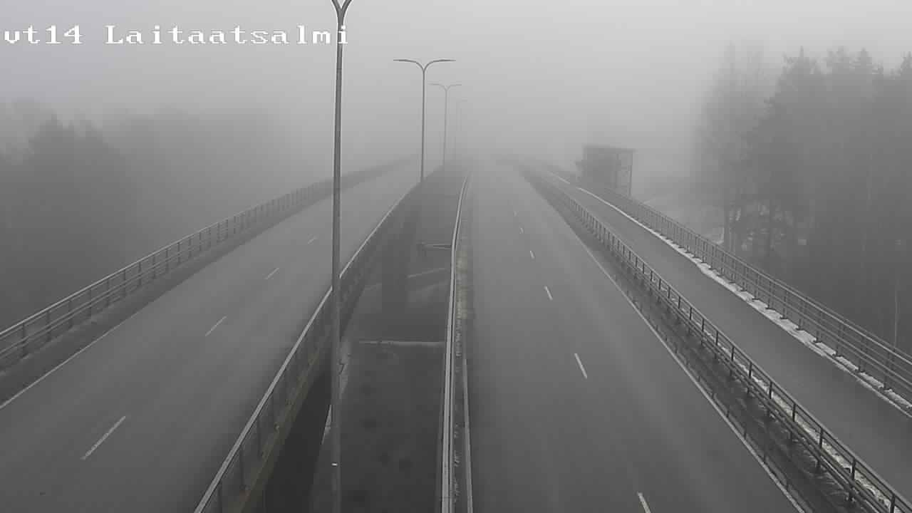 Weather Camera Image Väg 14 Nyslott, Laitaatsalmi, Savonlinna, Etelä-Savo
