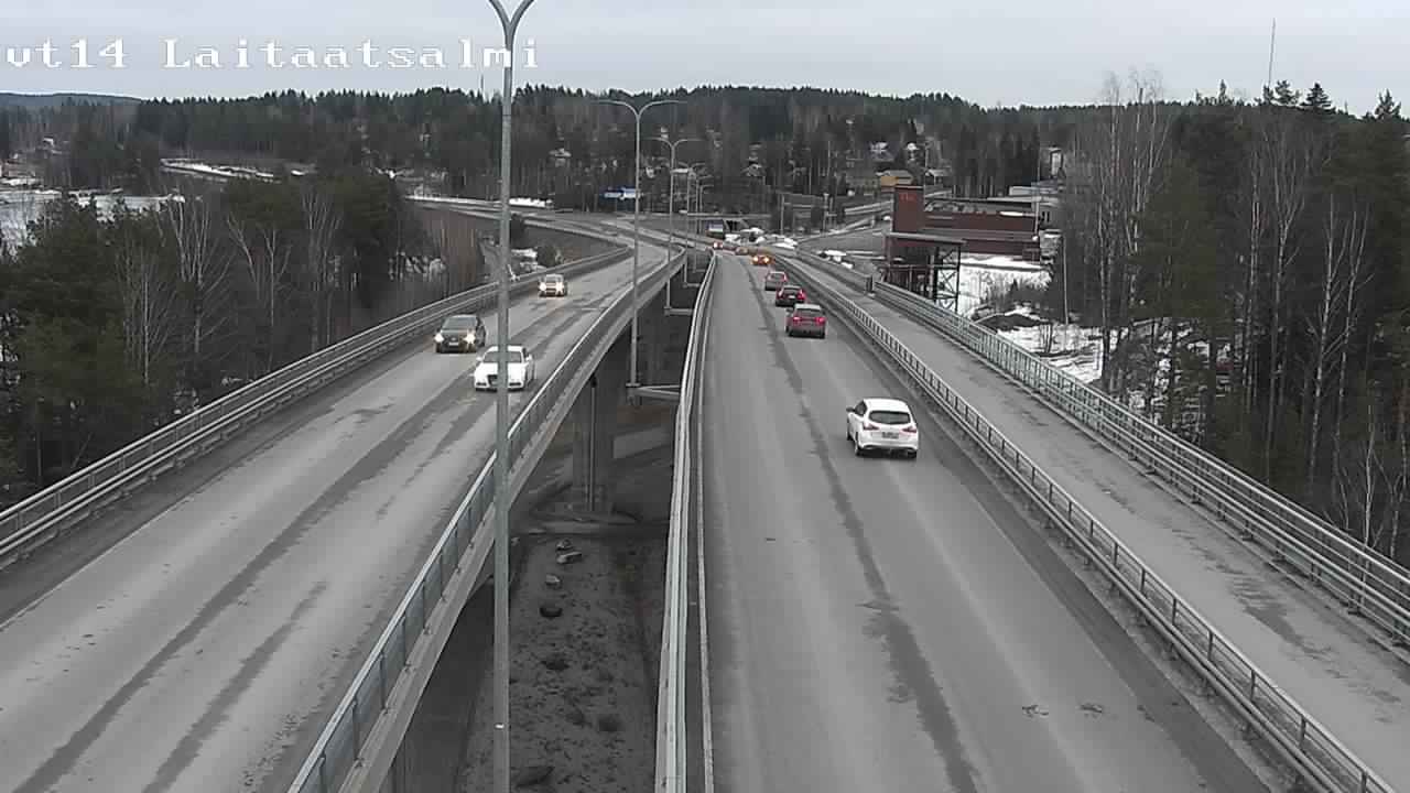 Kelikamerat Kuva Tie 14 Savonlinna, Laitaatsalmi silta, Savonlinna, Etelä-Savo