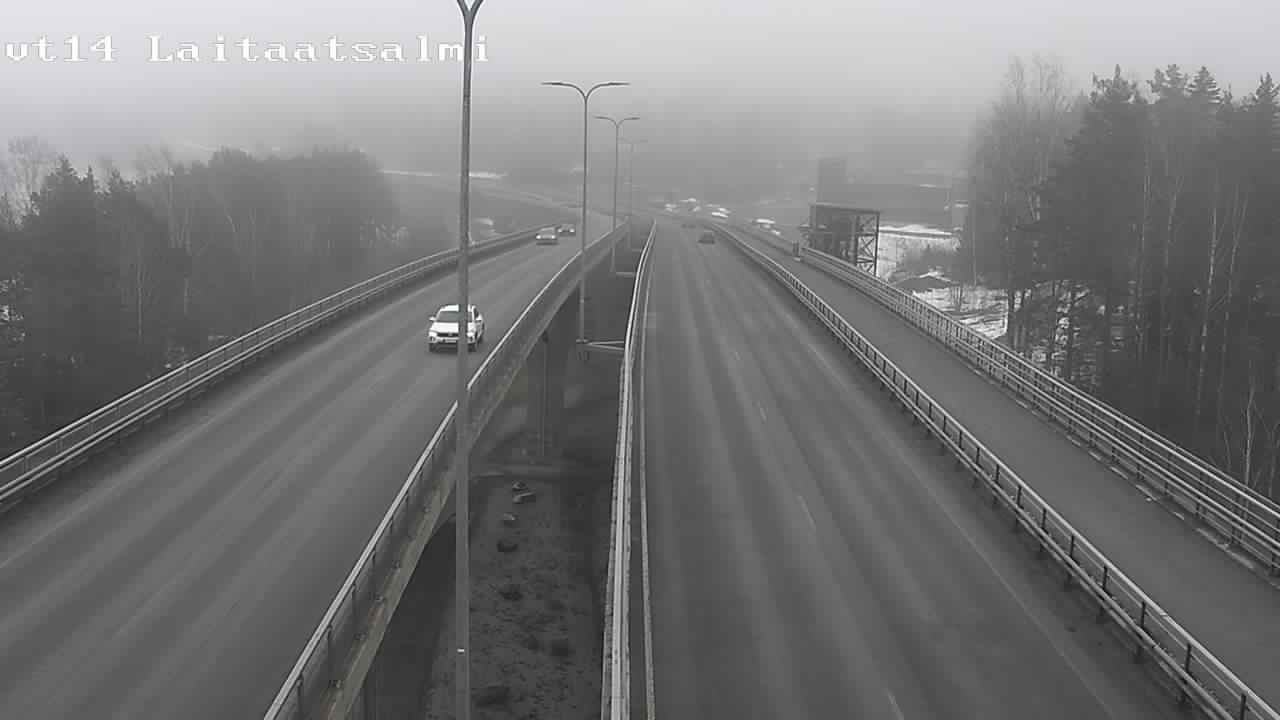 Weather Camera Image Road 14 Savonlinna, Laitaatsalmi, Savonlinna, Etelä-Savo