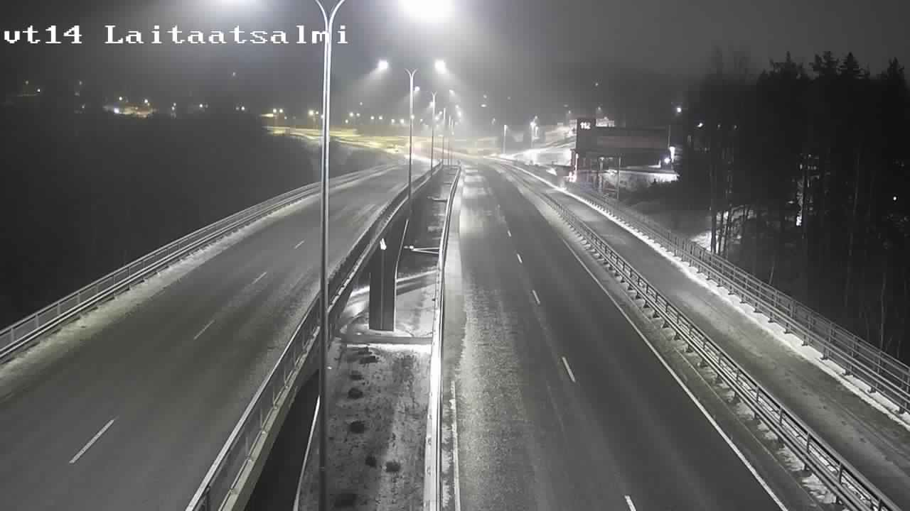 Weather Camera Image Väg 14 Nyslott, Laitaatsalmi, Savonlinna, Etelä-Savo