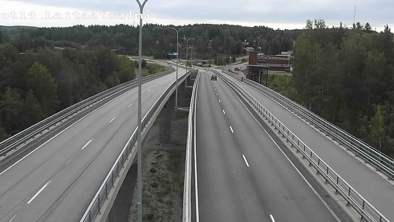 Weather Camera Image Road 14 Savonlinna, Laitaatsalmi, Savonlinna, Etelä-Savo