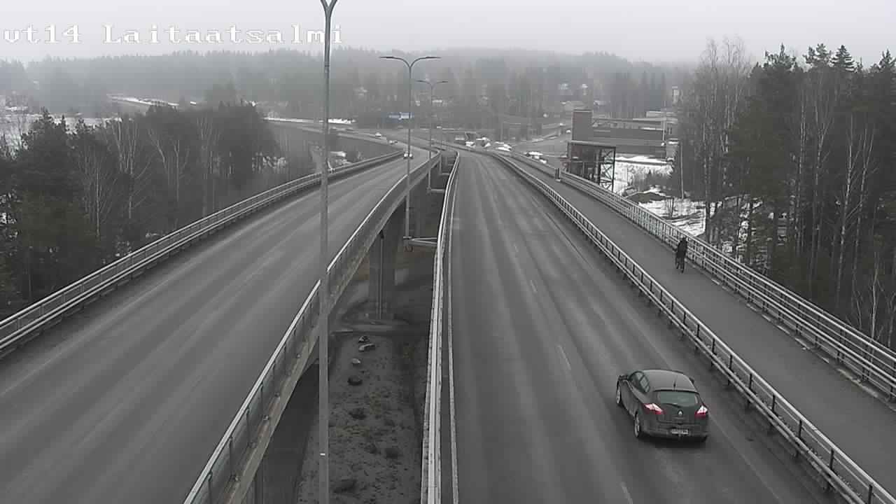 Weather Camera Image Road 14 Savonlinna, Laitaatsalmi, Savonlinna, Etelä-Savo