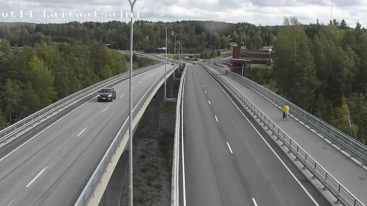 Weather Camera Image Väg 14 Nyslott, Laitaatsalmi, Savonlinna, Etelä-Savo