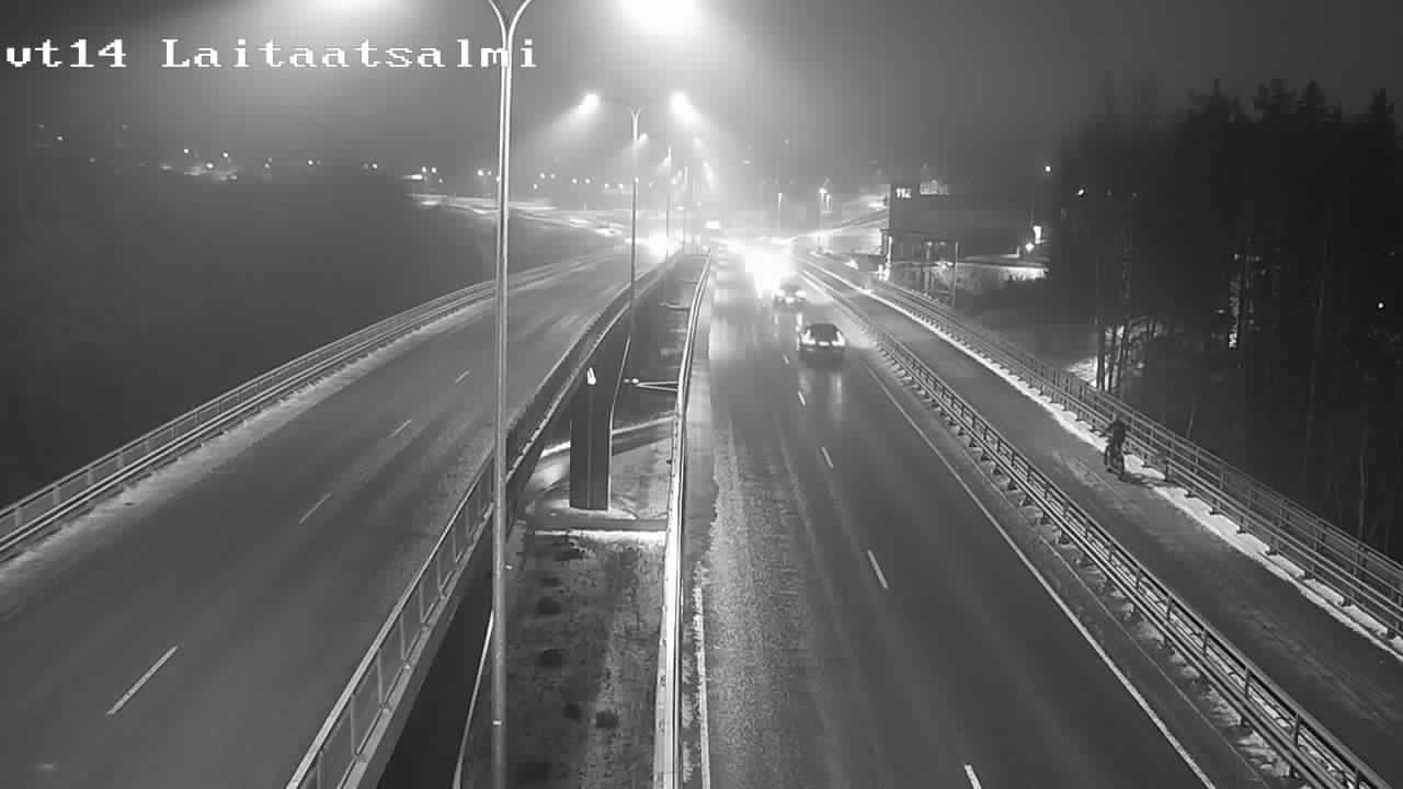 Weather Camera Image Väg 14 Nyslott, Laitaatsalmi, Savonlinna, Etelä-Savo