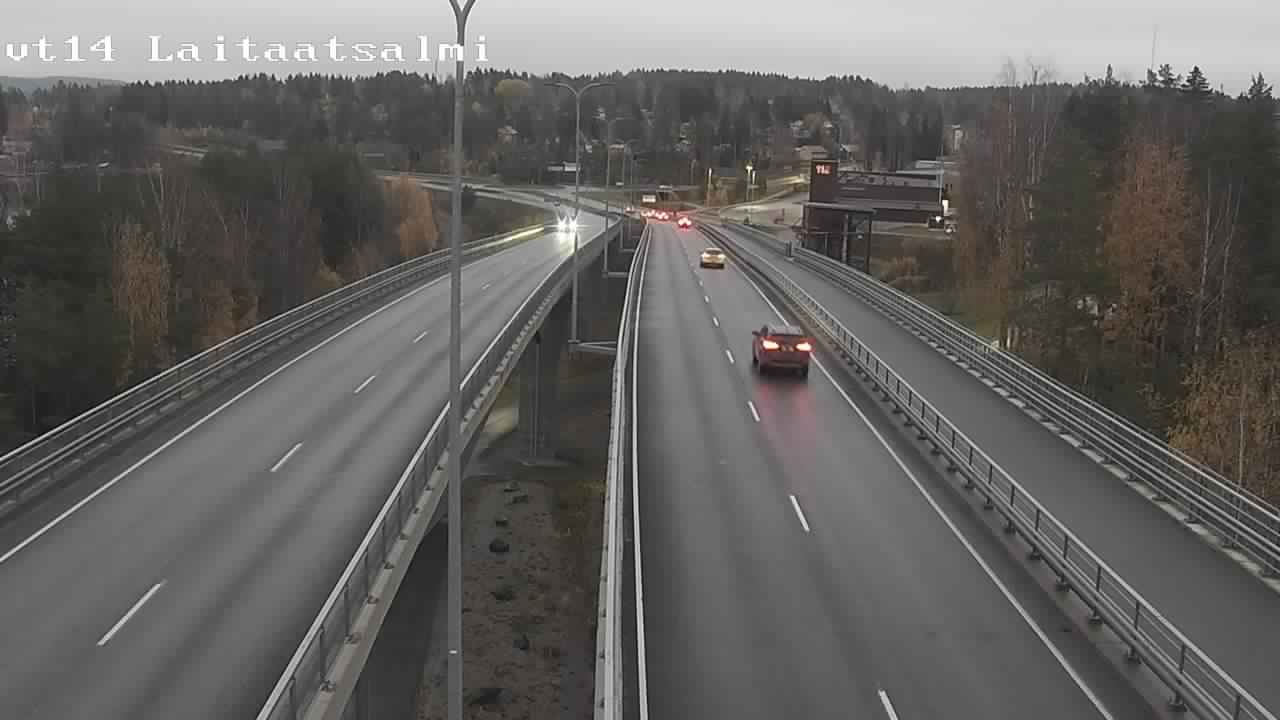 Kelikamerat Kuva Tie 14 Savonlinna, Laitaatsalmi silta, Savonlinna, Etelä-Savo