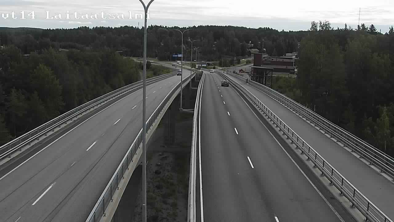 Weather Camera Image Road 14 Savonlinna, Laitaatsalmi, Savonlinna, Etelä-Savo