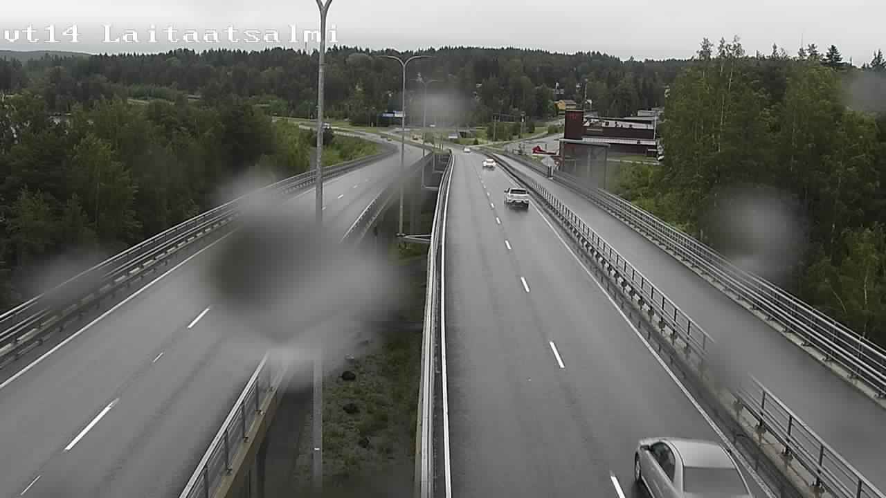 Weather Camera Image Väg 14 Nyslott, Laitaatsalmi, Savonlinna, Etelä-Savo