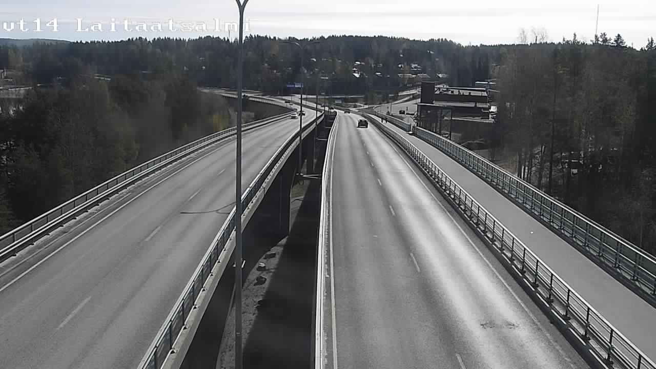 Weather Camera Image Väg 14 Nyslott, Laitaatsalmi, Savonlinna, Etelä-Savo