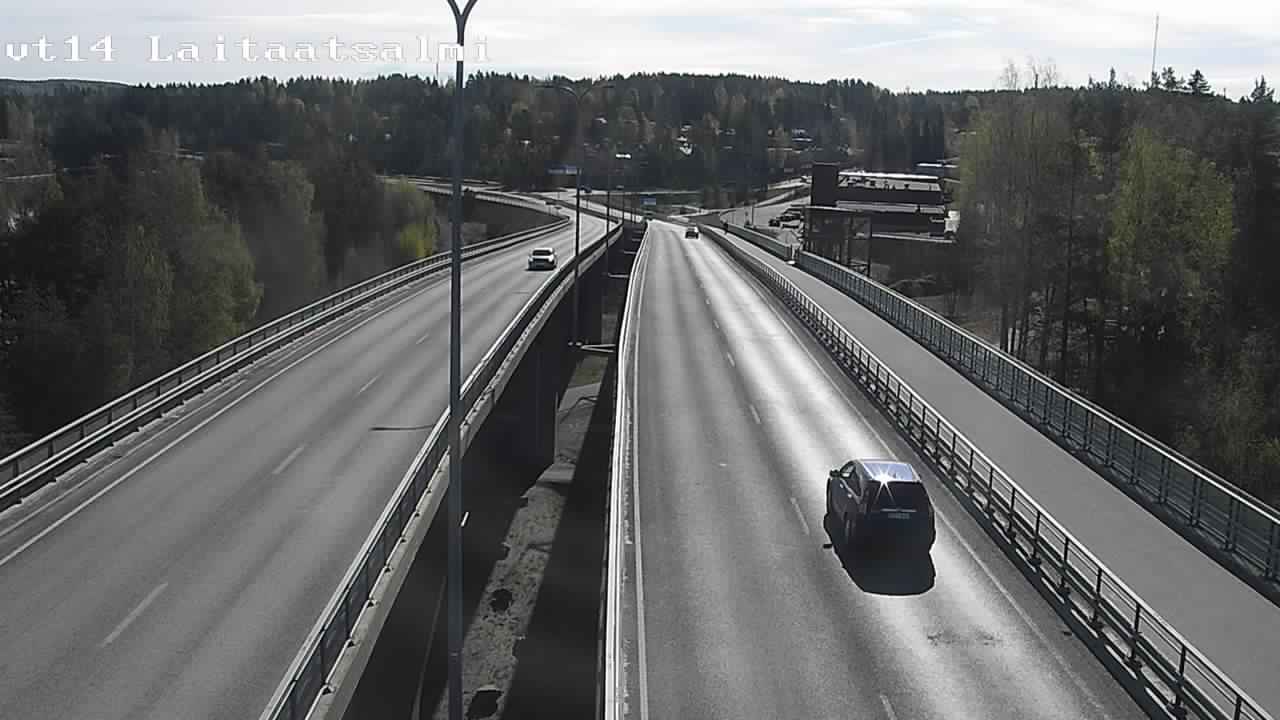 Weather Camera Image Road 14 Savonlinna, Laitaatsalmi, Savonlinna, Etelä-Savo