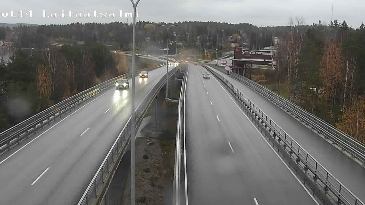 Weather Camera Image Väg 14 Nyslott, Laitaatsalmi, Savonlinna, Etelä-Savo
