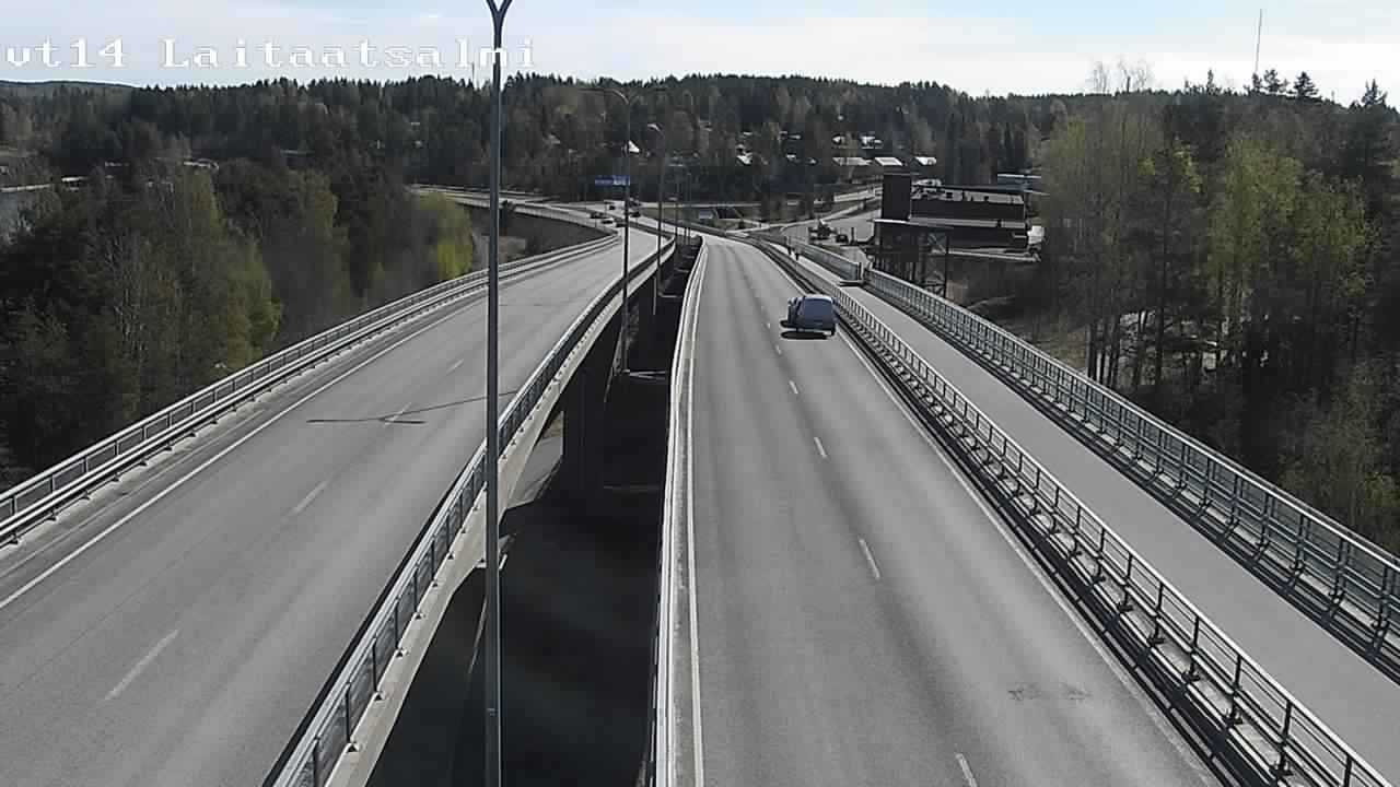 Weather Camera Image Road 14 Savonlinna, Laitaatsalmi, Savonlinna, Etelä-Savo