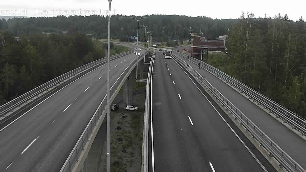 Weather Camera Image Väg 14 Nyslott, Laitaatsalmi, Savonlinna, Etelä-Savo