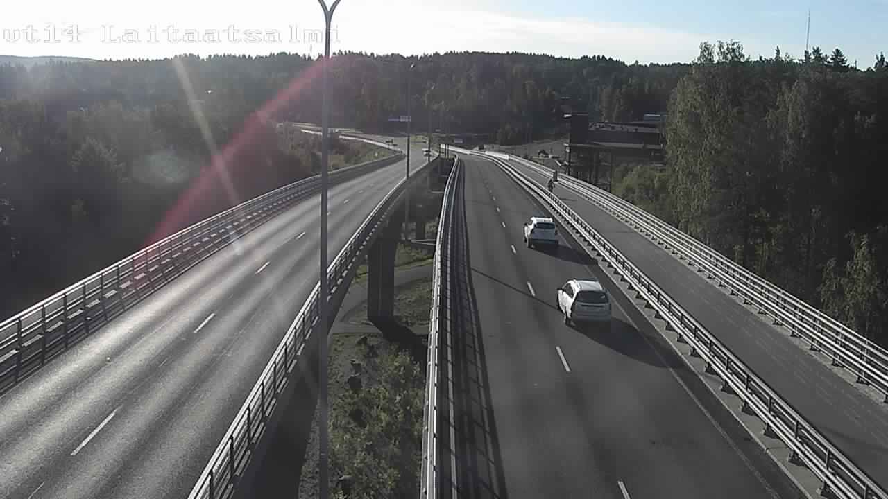 Weather Camera Image Road 14 Savonlinna, Laitaatsalmi, Savonlinna, Etelä-Savo