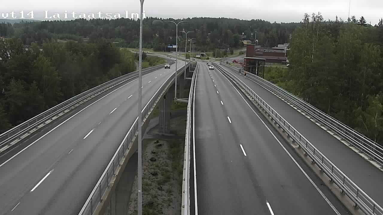 Weather Camera Image Road 14 Savonlinna, Laitaatsalmi, Savonlinna, Etelä-Savo