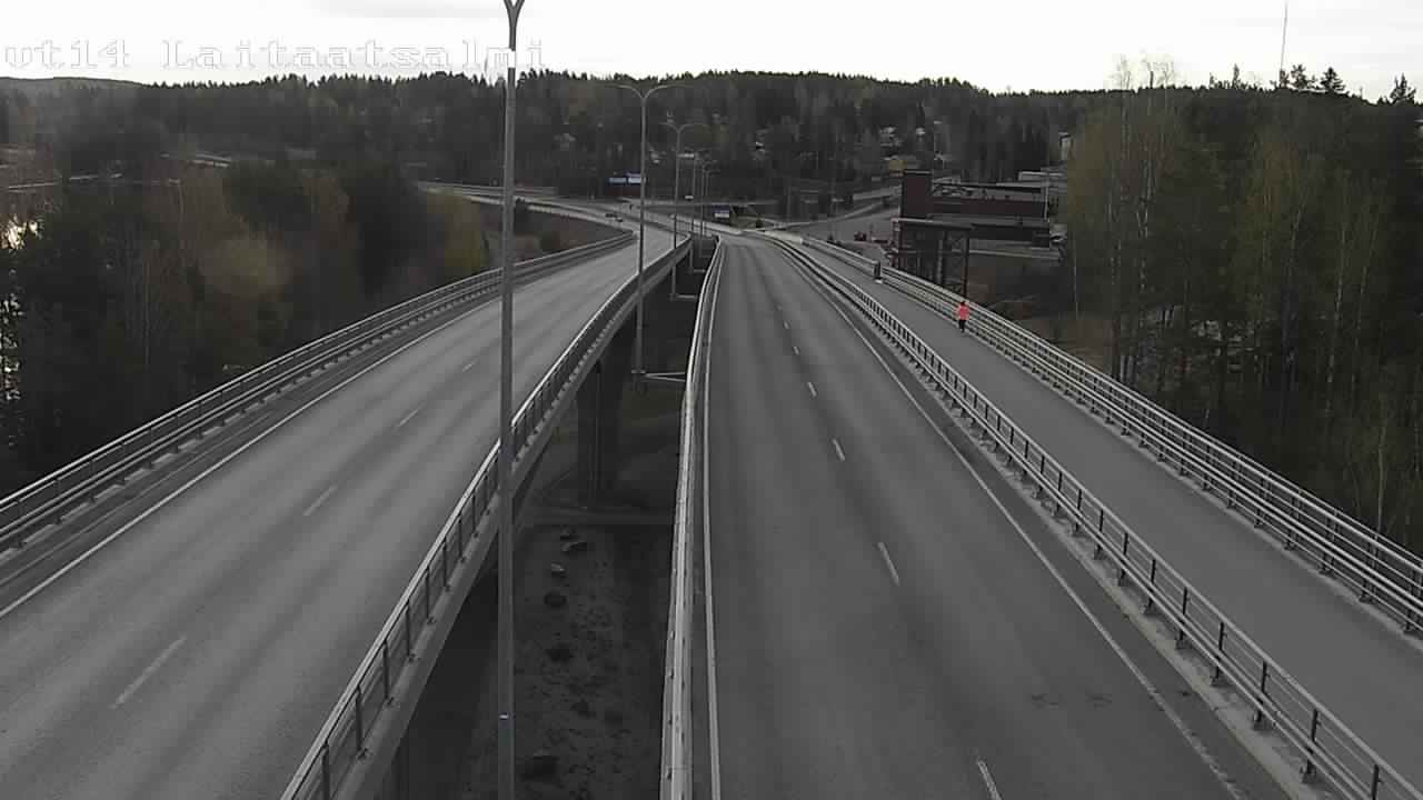 Weather Camera Image Väg 14 Nyslott, Laitaatsalmi, Savonlinna, Etelä-Savo