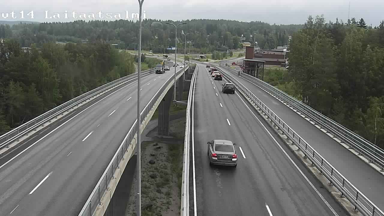 Weather Camera Image Road 14 Savonlinna, Laitaatsalmi, Savonlinna, Etelä-Savo