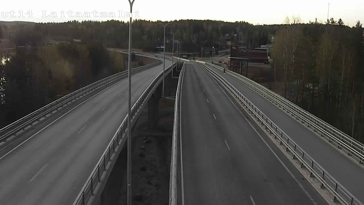 Weather Camera Image Väg 14 Nyslott, Laitaatsalmi, Savonlinna, Etelä-Savo