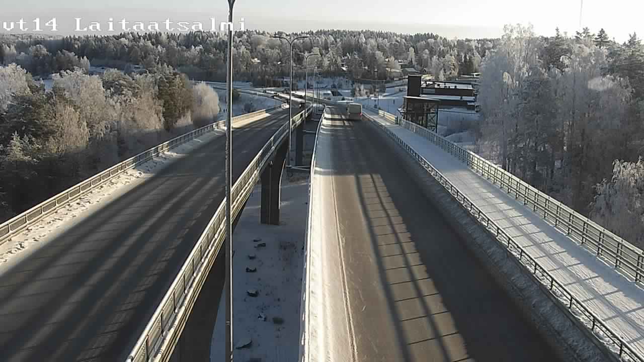 Weather Camera Image Road 14 Savonlinna, Laitaatsalmi, Savonlinna, Etelä-Savo