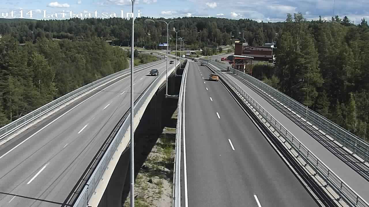 Kelikamerat Kuva Tie 14 Savonlinna, Laitaatsalmi silta, Savonlinna, Etelä-Savo