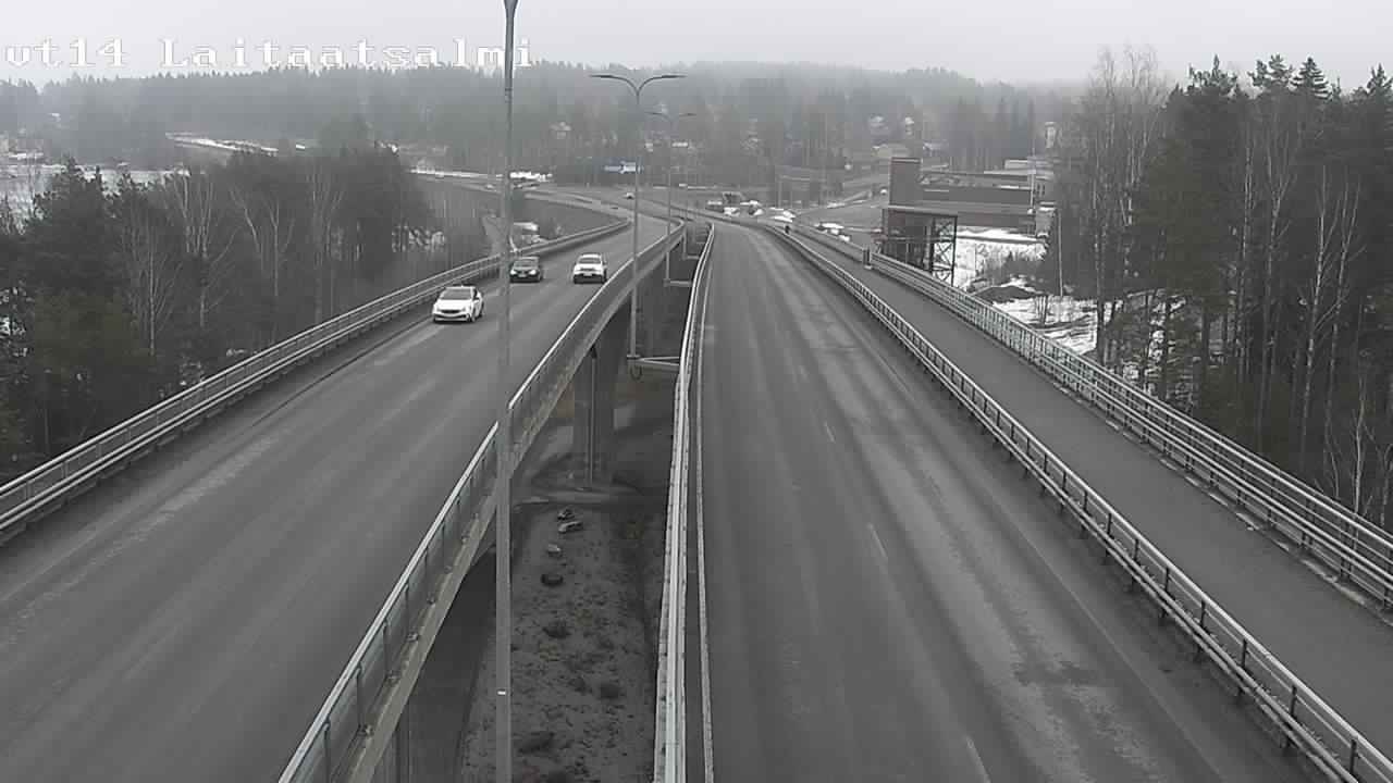 Weather Camera Image Road 14 Savonlinna, Laitaatsalmi, Savonlinna, Etelä-Savo