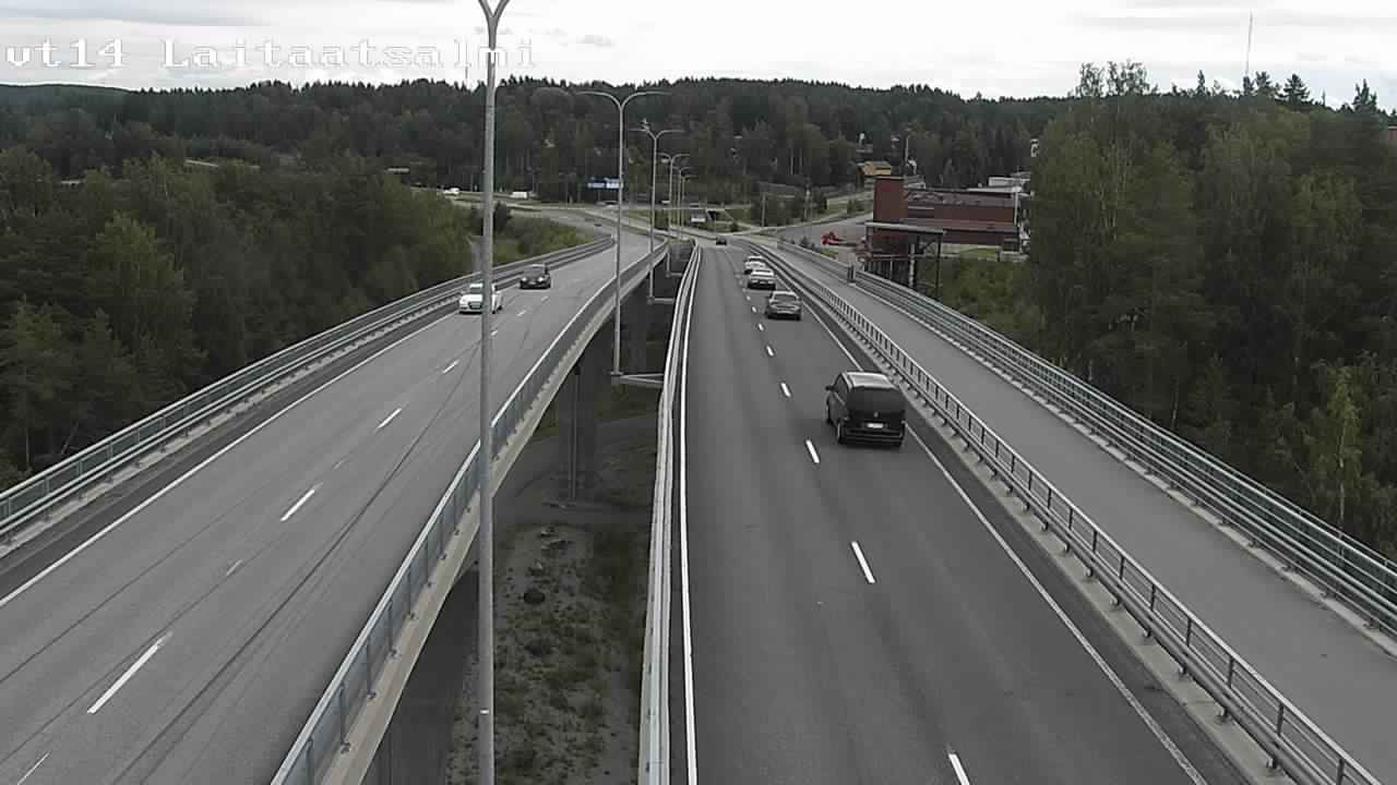 Weather Camera Image Road 14 Savonlinna, Laitaatsalmi, Savonlinna, Etelä-Savo