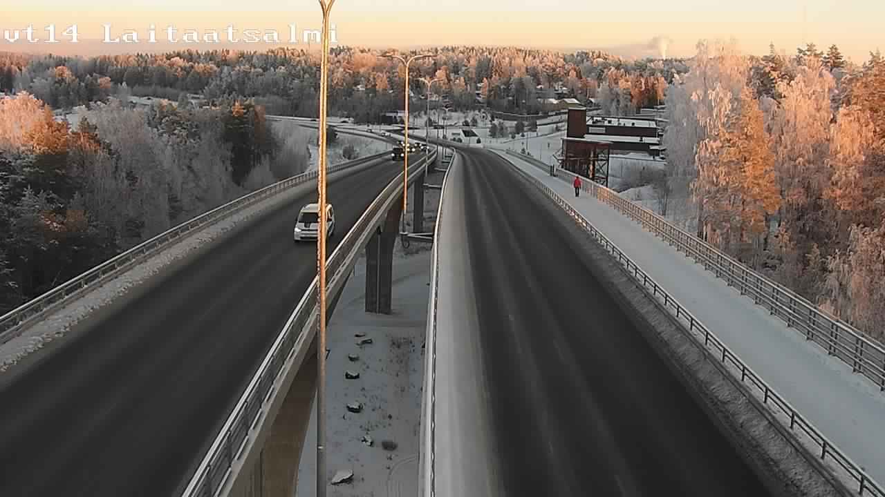 Kelikamerat Kuva Tie 14 Savonlinna, Laitaatsalmi silta, Savonlinna, Etelä-Savo