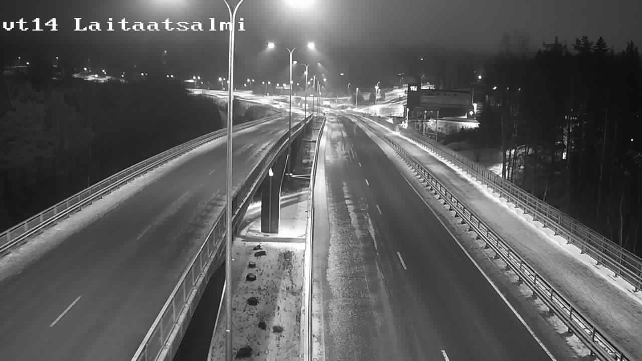 Weather Camera Image Väg 14 Nyslott, Laitaatsalmi, Savonlinna, Etelä-Savo