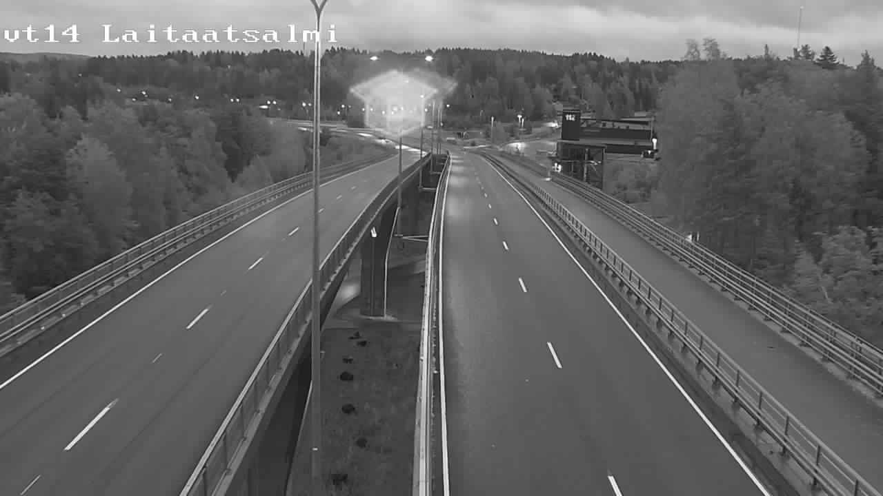 Weather Camera Image Väg 14 Nyslott, Laitaatsalmi, Savonlinna, Etelä-Savo