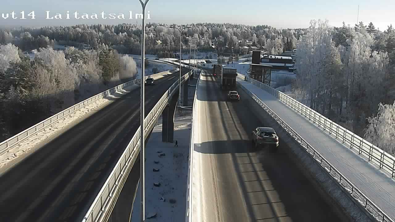 Kelikamerat Kuva Tie 14 Savonlinna, Laitaatsalmi silta, Savonlinna, Etelä-Savo