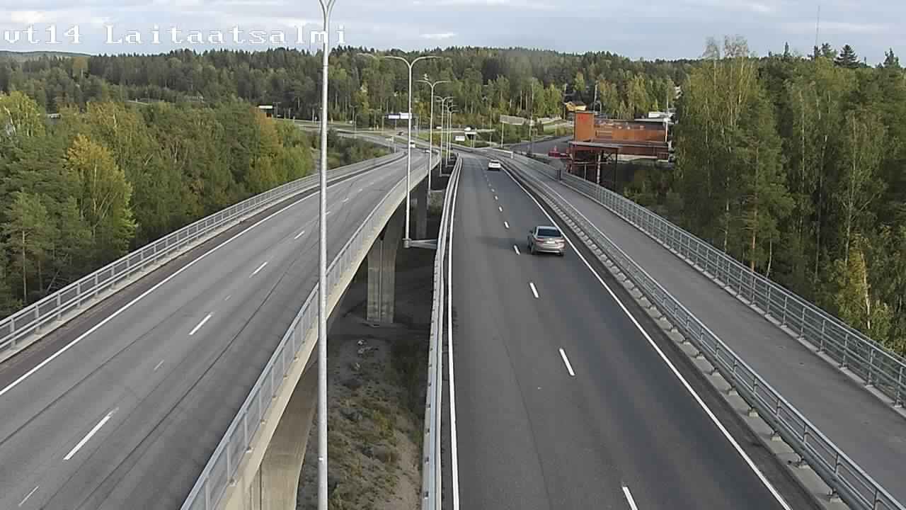 Weather Camera Image Väg 14 Nyslott, Laitaatsalmi, Savonlinna, Etelä-Savo