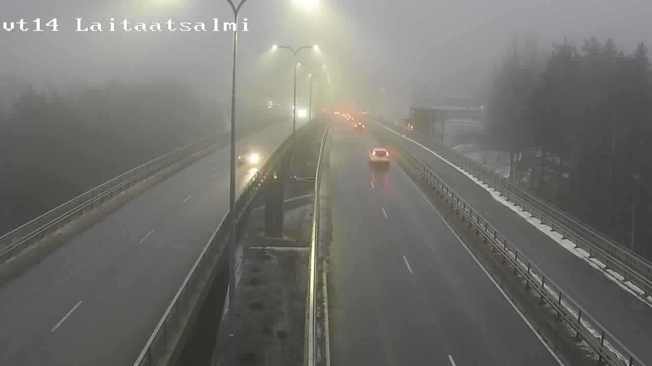 Weather Camera Image Väg 14 Nyslott, Laitaatsalmi, Savonlinna, Etelä-Savo
