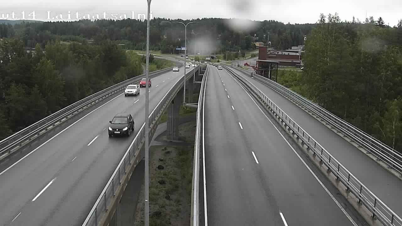 Weather Camera Image Road 14 Savonlinna, Laitaatsalmi, Savonlinna, Etelä-Savo