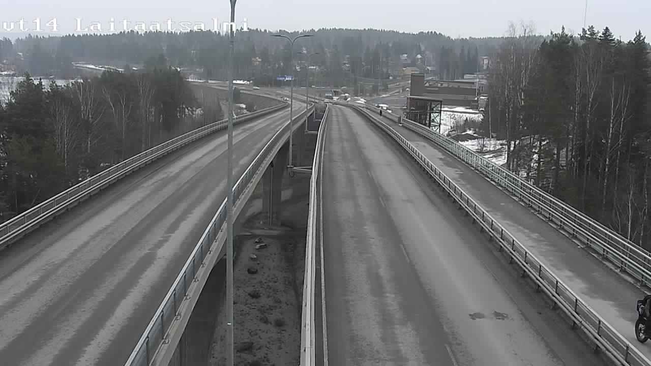 Weather Camera Image Road 14 Savonlinna, Laitaatsalmi, Savonlinna, Etelä-Savo