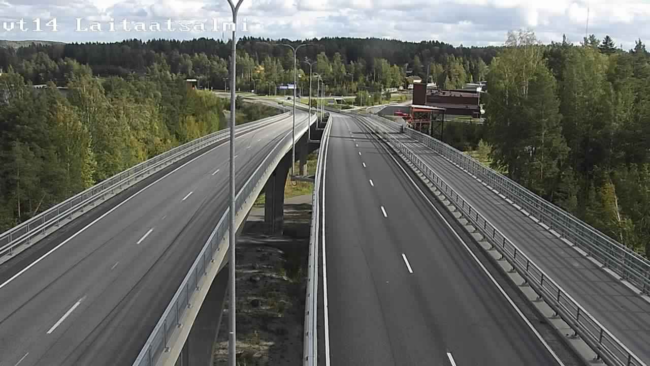 Weather Camera Image Väg 14 Nyslott, Laitaatsalmi, Savonlinna, Etelä-Savo