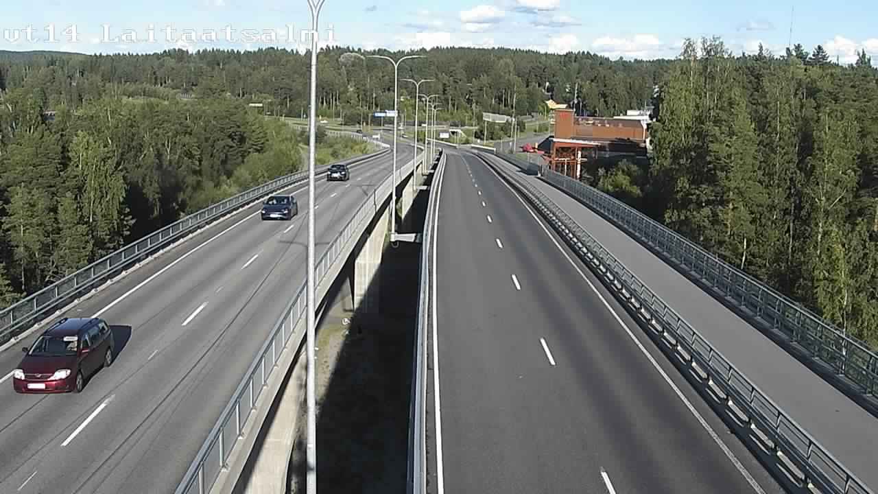 Kelikamerat Kuva Tie 14 Savonlinna, Laitaatsalmi silta, Savonlinna, Etelä-Savo