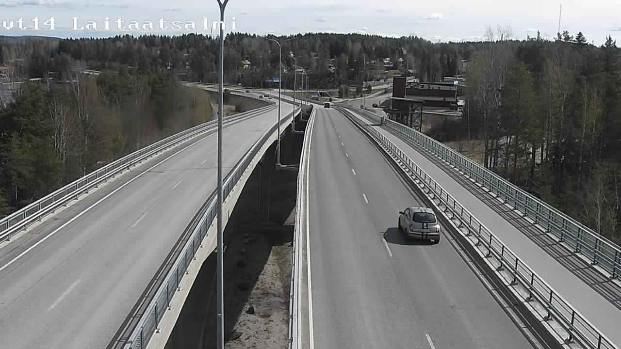 Weather Camera Image Väg 14 Nyslott, Laitaatsalmi, Savonlinna, Etelä-Savo