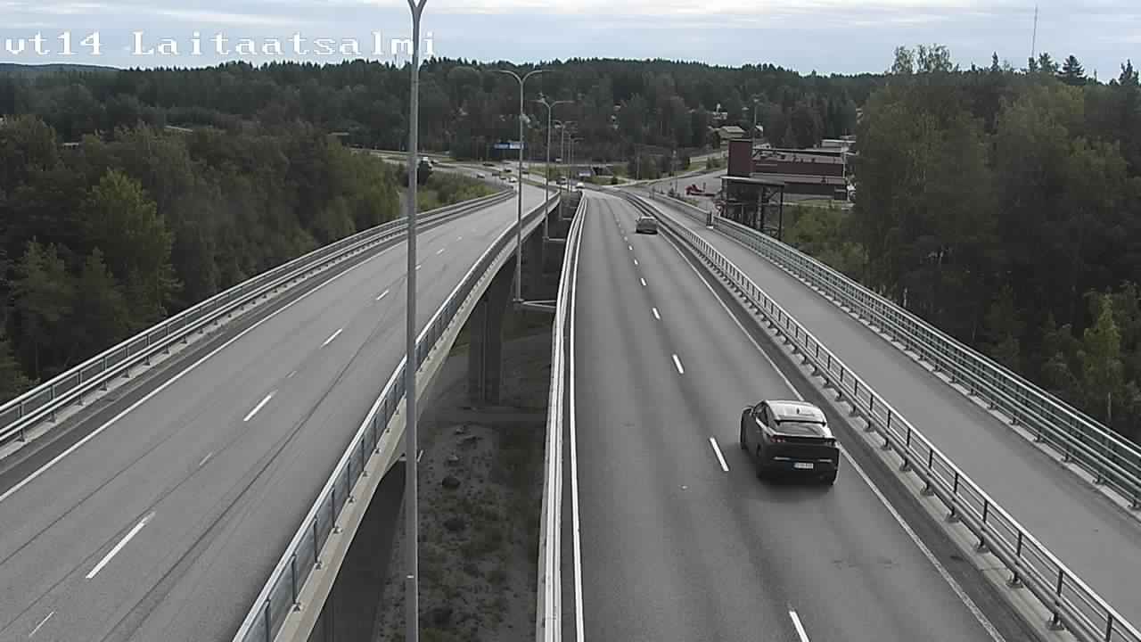 Weather Camera Image Road 14 Savonlinna, Laitaatsalmi, Savonlinna, Etelä-Savo