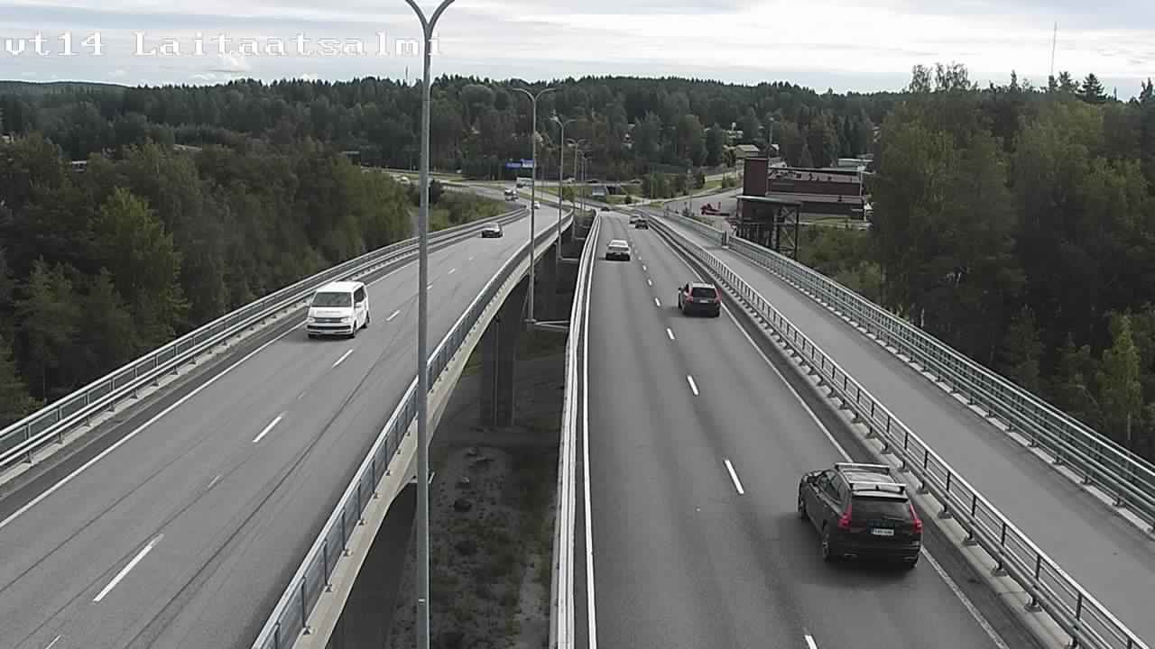 Weather Camera Image Road 14 Savonlinna, Laitaatsalmi, Savonlinna, Etelä-Savo