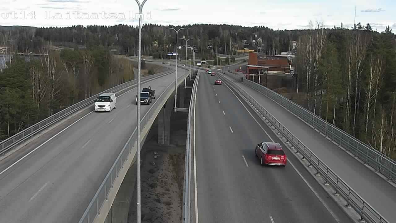 Weather Camera Image Väg 14 Nyslott, Laitaatsalmi, Savonlinna, Etelä-Savo