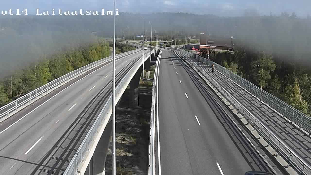 Weather Camera Image Road 14 Savonlinna, Laitaatsalmi, Savonlinna, Etelä-Savo