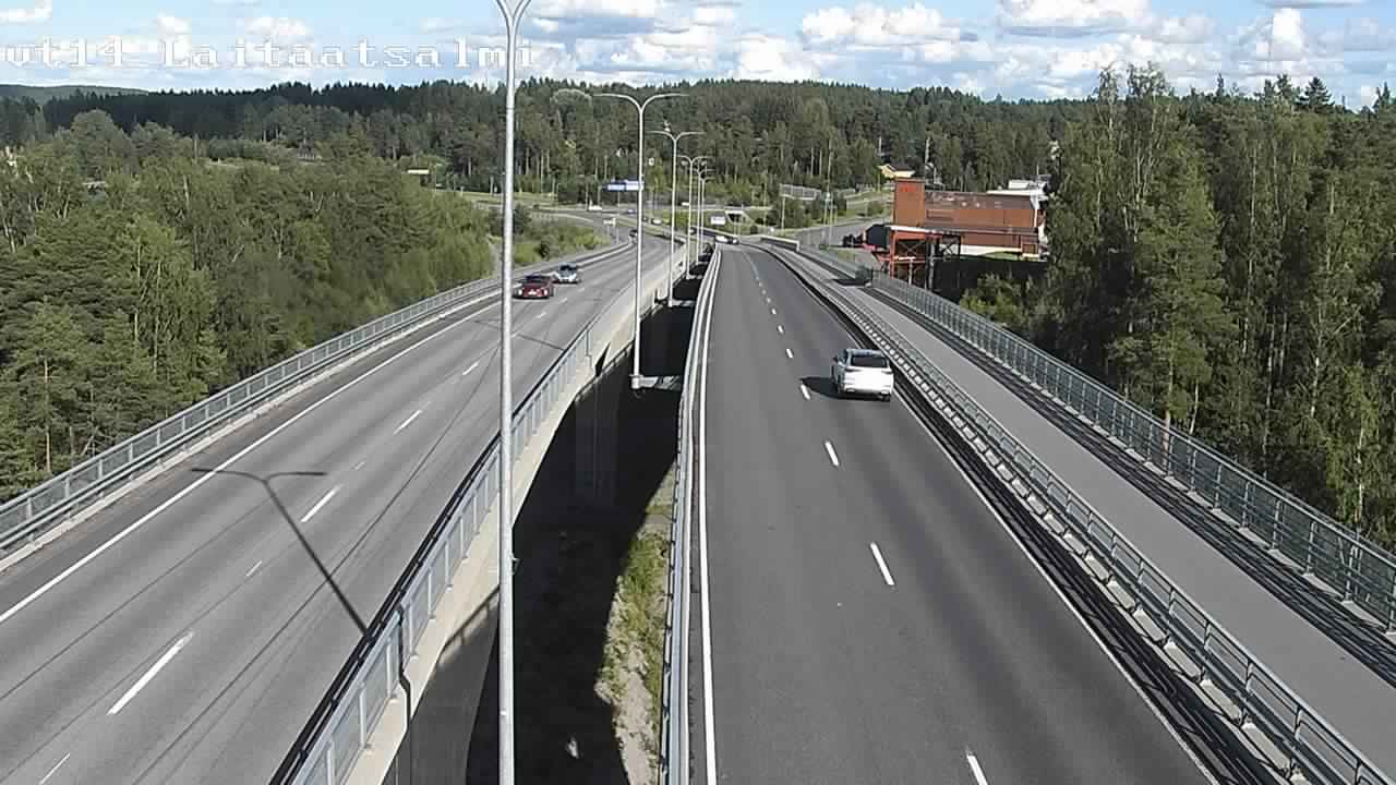 Kelikamerat Kuva Tie 14 Savonlinna, Laitaatsalmi silta, Savonlinna, Etelä-Savo