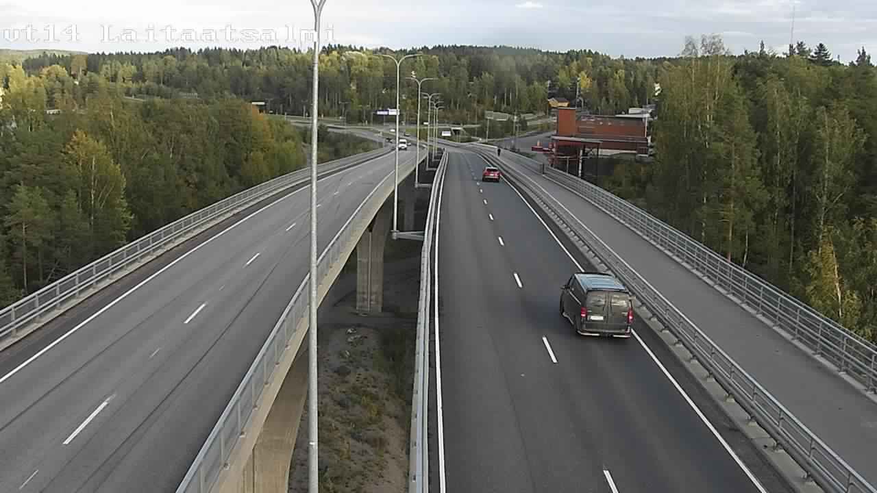 Weather Camera Image Väg 14 Nyslott, Laitaatsalmi, Savonlinna, Etelä-Savo