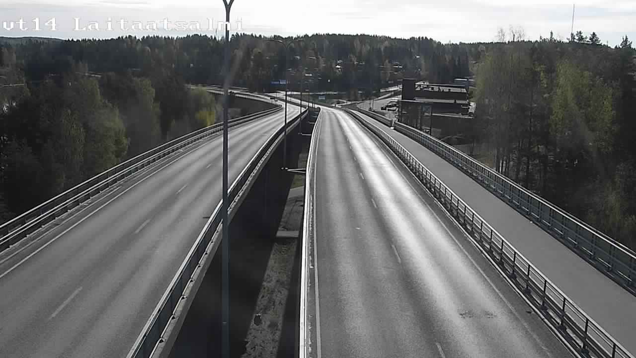 Weather Camera Image Road 14 Savonlinna, Laitaatsalmi, Savonlinna, Etelä-Savo