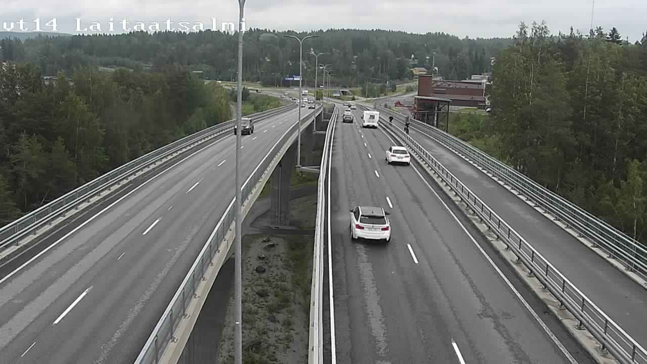 Weather Camera Image Road 14 Savonlinna, Laitaatsalmi, Savonlinna, Etelä-Savo