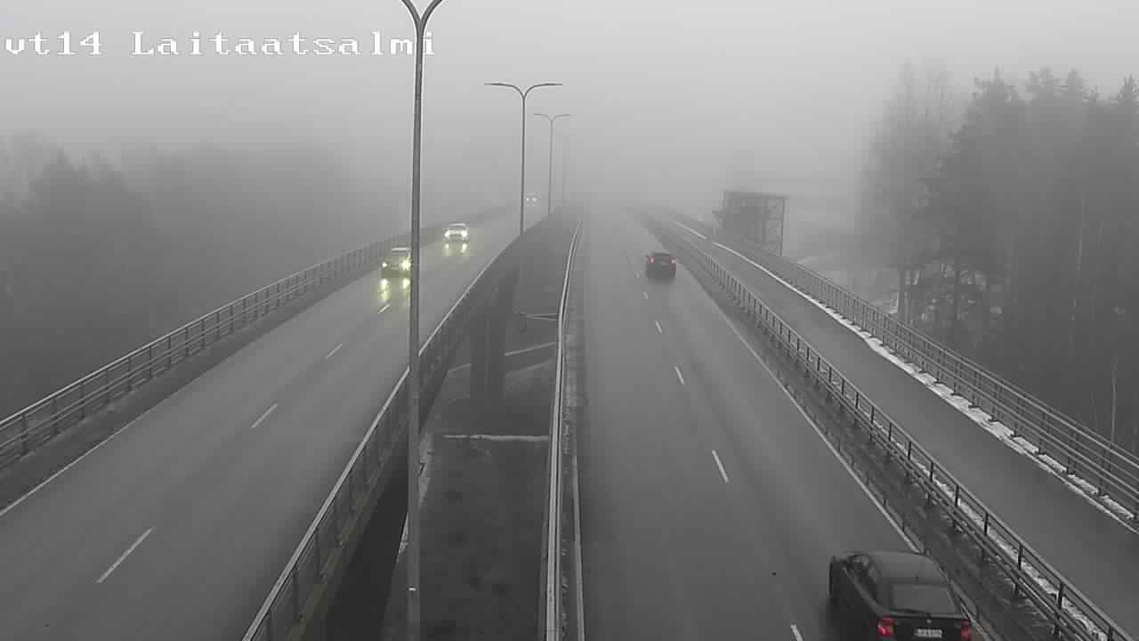 Weather Camera Image Väg 14 Nyslott, Laitaatsalmi, Savonlinna, Etelä-Savo