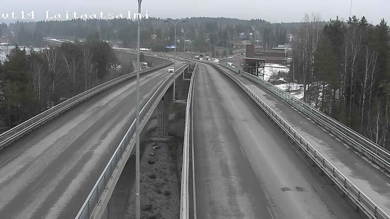 Weather Camera Image Väg 14 Nyslott, Laitaatsalmi, Savonlinna, Etelä-Savo