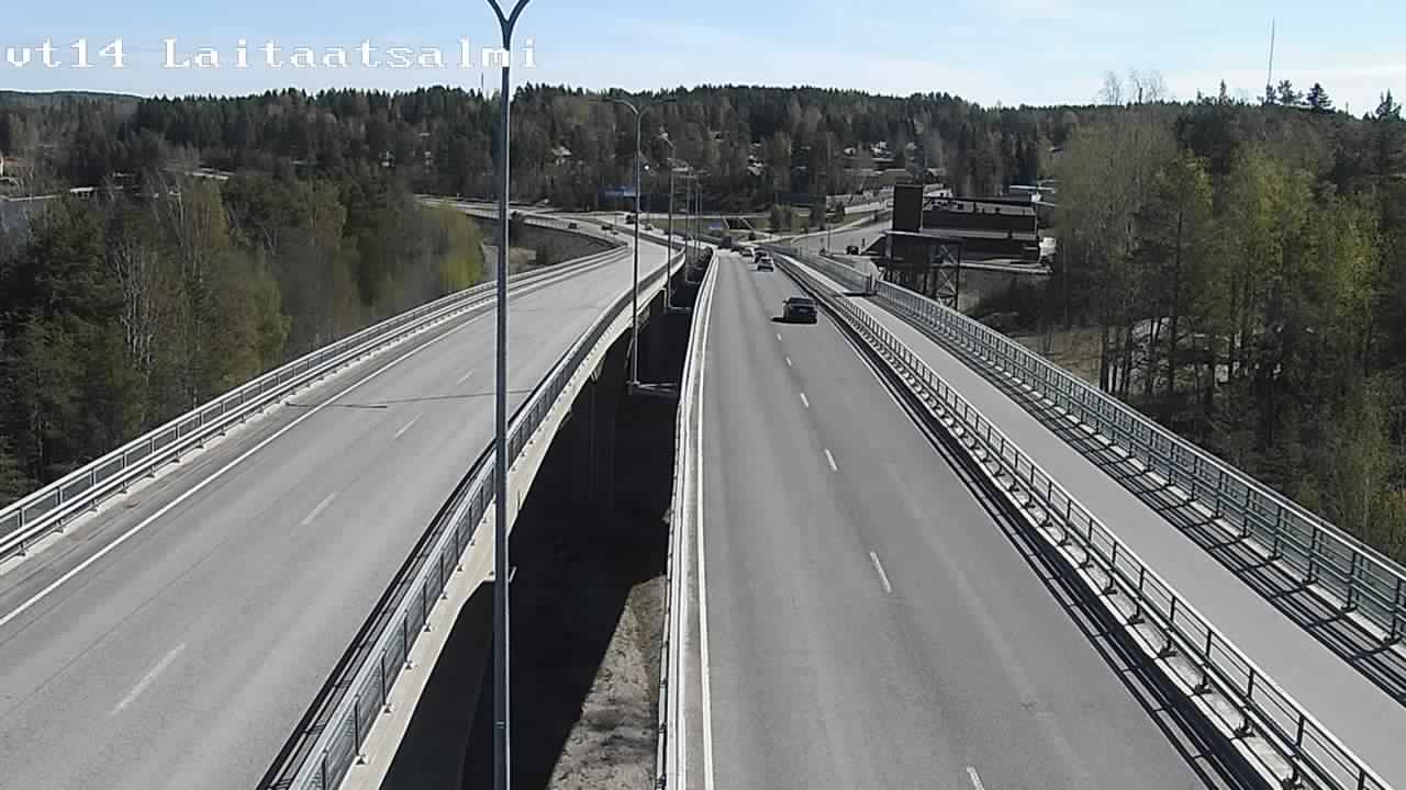 Weather Camera Image Väg 14 Nyslott, Laitaatsalmi, Savonlinna, Etelä-Savo
