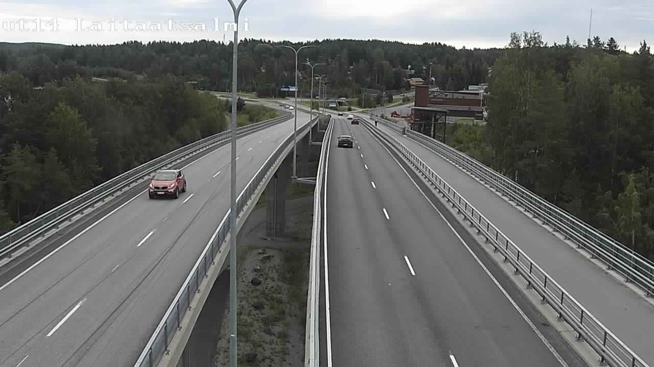 Weather Camera Image Road 14 Savonlinna, Laitaatsalmi, Savonlinna, Etelä-Savo