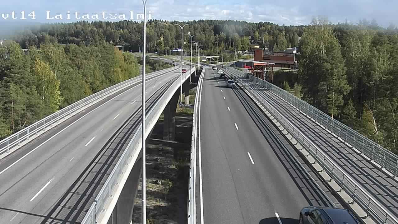 Weather Camera Image Road 14 Savonlinna, Laitaatsalmi, Savonlinna, Etelä-Savo